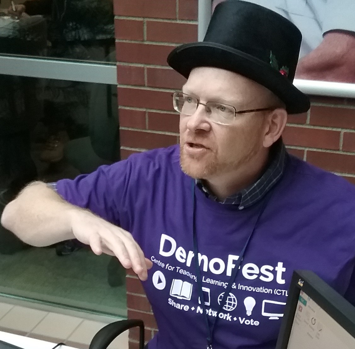 Dave at DemoFest