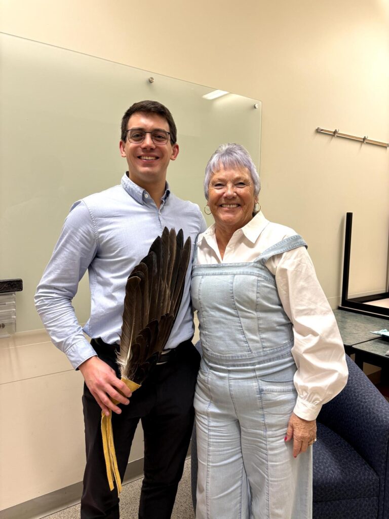 Eric Bauer and Elder Caroline Buckshot